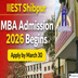 IIEST Shibpur MBA Admission 2026 Begins @iiests.ac.in;  Apply by March 30